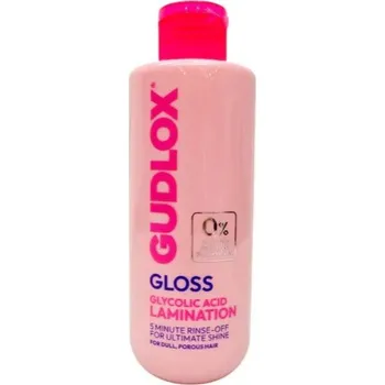 Stylingový přípravek Gudlox Gloss lesk na vlasy s kyselinou glykolovou pro laminaci 200 ml
