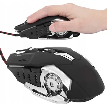 Myš DRÁTOVÁ HERNÍ MYŠ HERNÍ MYŠ S LED RGB