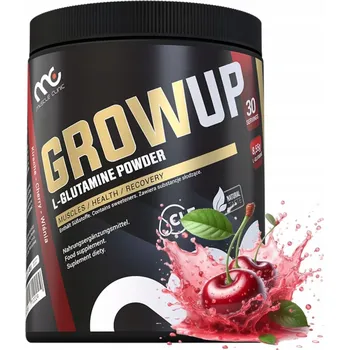 Anabolizér Glutaminový prášek MUSCLE CLINIC GROW UP 300G MUSCLE CLINIC GROW UP GLUTAMINA 300G VIŠEŇ Muscle Clinic 300 g třešeň