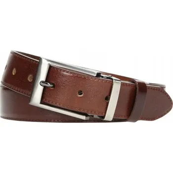 Opasek Elegantní pánský kožený PÁSEK , přírodní lícová kůže, hnědý Wojas , 100 cm