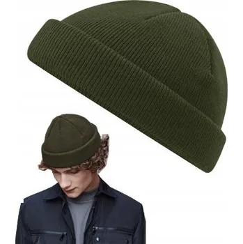 Čepice Beechfield zimní čepice beanie zelená, univerzální velikost