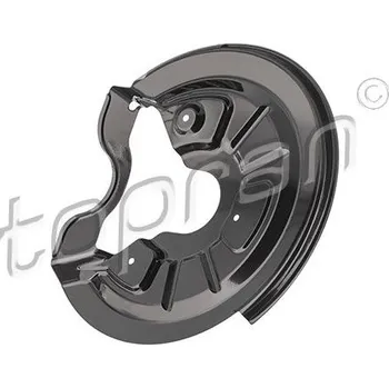 Brzdový kotouč Ochranný plech proti rozstřikování, brzdový kotouč TOPRAN 116 818