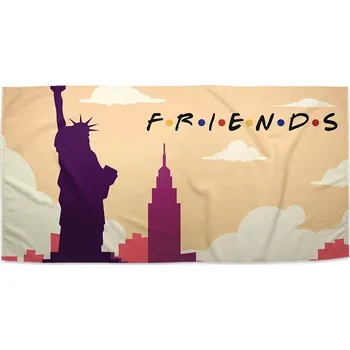 Osuška Sablio Ručník Seriál Přátelé FRIENDS Socha Svobody - 30x50 cm