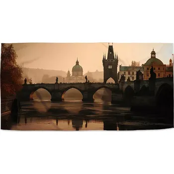 Osuška Sablio Ručník Praha Karlův most 1 - 50x100 cm