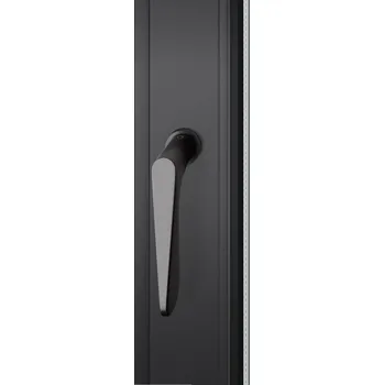 Okenní klika FSB 34 1144 71, okenní klika Plug-in Černá matná RAL 9005
