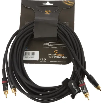 Audio kabel Soundsation WM-2RCA2RCA50 + prodloužená záruka 3 roky