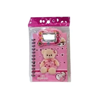 Zápisník Zápisník se zrcátkem dívčí