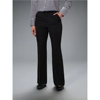 Sinsay - Kalhoty straight fit - černá - 726FJ-99X - 726FJ-99X-S