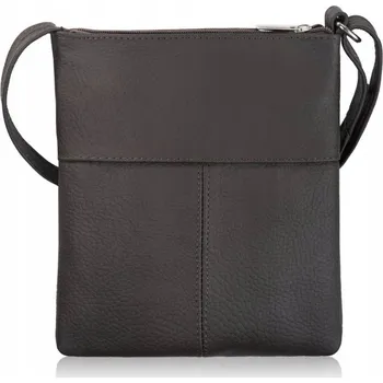 Abruzzo kabelka kabelka přes rameno přírodní kůže hnědá