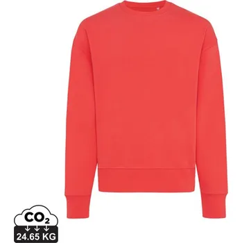 Pánská mikina Mikina IQONIQ Kruger relaxed fit z recykl. bavlny - Luscious Red / XXXL