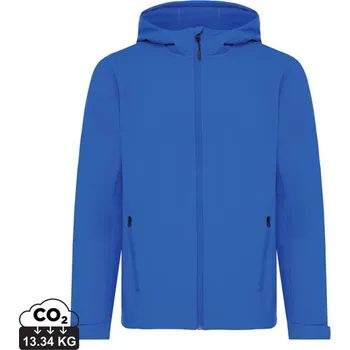 Pánská soft shell bunda Iqoniq Makalu z recykl. polyesteru - Královská Modř / XXXL