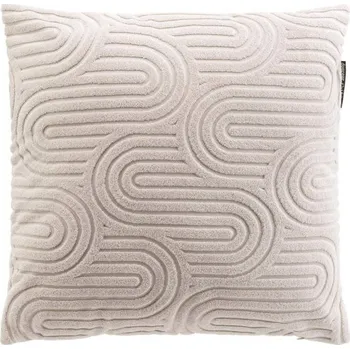 Polštář Polštář s plyšovým vzorem, PILA, 45 x 45 cm