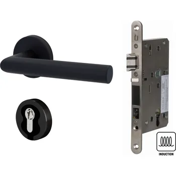Dveřní kování Ülock Novus Indukce Ronny Top Speed, černá Comfort
