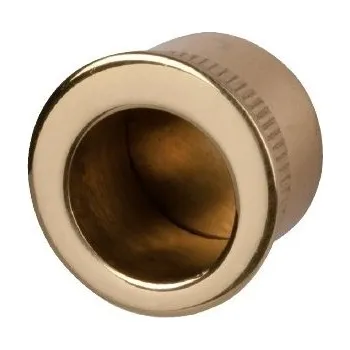 Dveřní kování Hranový úchyt pro posuvné dveře Südmetall Nr.16 Mosaz leštěná