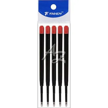 Náplň do psacích potřeb náplň F Parker plastová 0,8mm červená