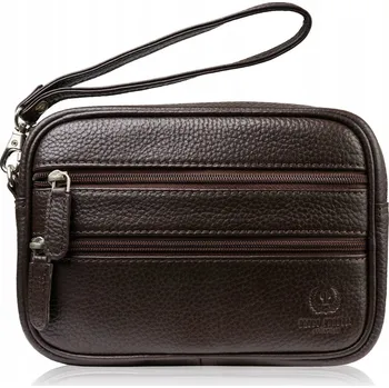 Kabelka Paolo Peruzzi pánská taštička do ruky T-129 hnědá