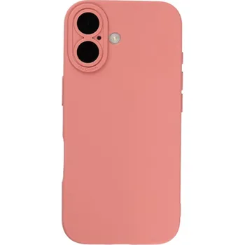 Pouzdro na mobilní telefon Silikonový růžový kryt se zvýšenou ochranou čoček pro iPhone 17