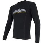Pánské funkční triko Sensor MERINO DF ADVENTURE M Černá, Bílá, Žlutá