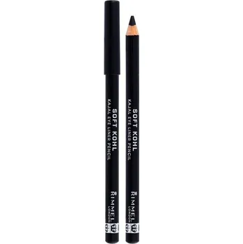 Oční linky Rimmel Soft Kohl Eye Pencil - Tužka na oči 1,2 g - 061 Jet Black