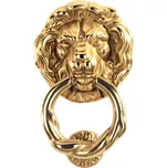 Dveřní klepadlo Süd-Metall Löwenkopf Mosaz leštěná