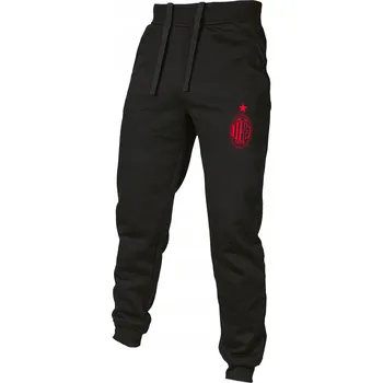 B&C pánské tepláky SPODNIE JOGGERY AC MILAN černé, velikost M