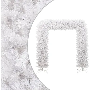 Vánoční dekorace vidaXL Vánoční oblouk bílý 240 cm