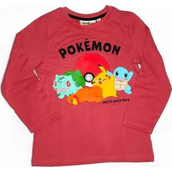 Chlapecké tričko Dětské tričko Pokémon Catch červené 116