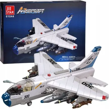 ostatní stavebnice Stavební Stavebnice útočného letadla 683 dílků ZA4622