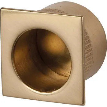 Dveřní kování Hranový úchyt pro posuvné dveře Südmetall Nr.26 Mosaz leštěná