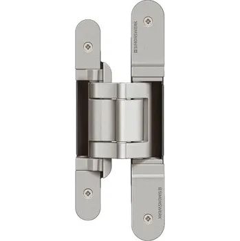 pant Tectus 380 3D - skrytý pant pro falcové dveře Nikl satin vzhled (125)