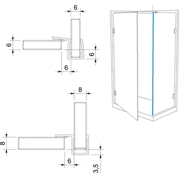 Těsnící profil pro sklo č. 2