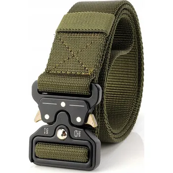 Opasek TAKTICKÝ PÁS KE KALHOTÁM VOJENSKÝ MILITÁRNÍ SURVIVAL PÁSEK S QR SPONOU, PEVNÝ