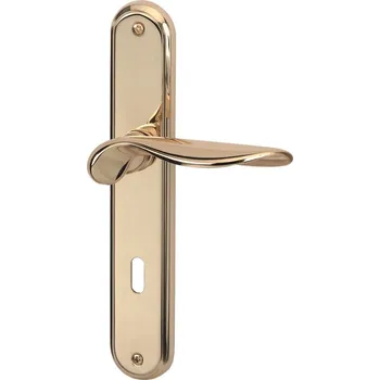 Dveřní kování Štítkové kování Südmetall Lina-LS, Variostar klika / klika, Cylindrická vložka