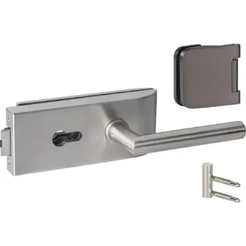 Dveřní kování Sada kování pro skleněné dveře Südmetall Malaga PZ