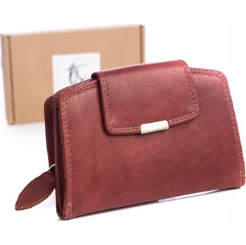 Peněženka Money Maker peněženka z pravé kůže hnědá - dámská