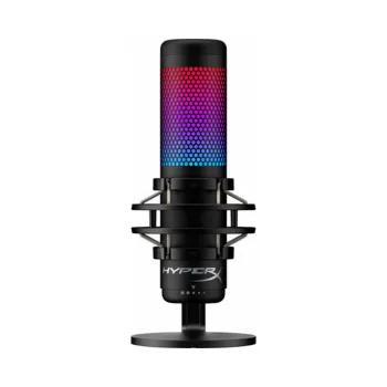 Audio HyperX QuadCast S - USB Microphone (Black-Grey) - RGB Lighting (HMIQ1S-XX-RG/G) - Mikrofon