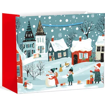 Dárková taška Flexio Taška dárková Xmas Super Wide