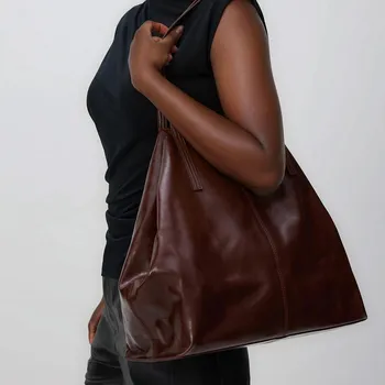 Kabelka Reserved - Kabelka shopper - hnědá - 640FC-83X - 640FC-83X-ONE