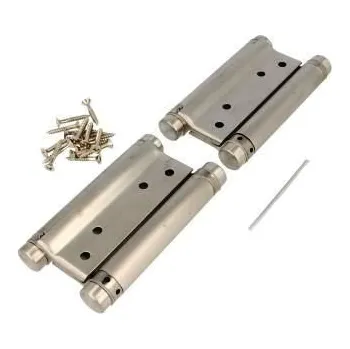 pant Pružinový dveřní pant pro kyvné dveře, 100 mm, nerez