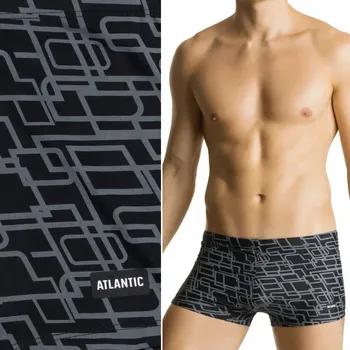 Pánské plavky PÁNSKÉ PLAVKY Atlantic Boxerky do vody Přiléhavé Rychleschnoucí XXL