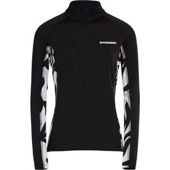 Dámské tričko Dámské funkční triko FUNDANGO YADE II S Černá, Bílá