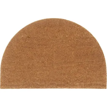 Rohožka zahrada-XL Rohožka před dveře přírodní půlkruhová 60x90 cm kokosové vlákno 155564