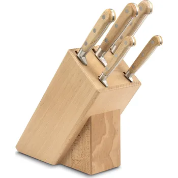 Kuchyňský nůž Blok na nože VERNEUIL, s noži BROCELIANDE, sada 6 ks, Lion Sabatier