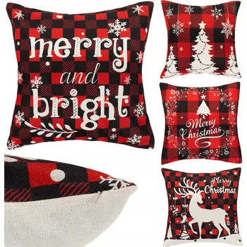 Povlak na polštářek Dekorativní povlak na polštář Springos, sada 4 ks