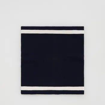 Čepice Reserved - Komínová šála z žerzeje s příměsí viskózy - tmavomodrá - 468HW-59X - 468HW-59X-ONE