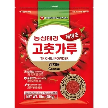 Koření Nongshim Gochugaru chilli vločky na kimchi