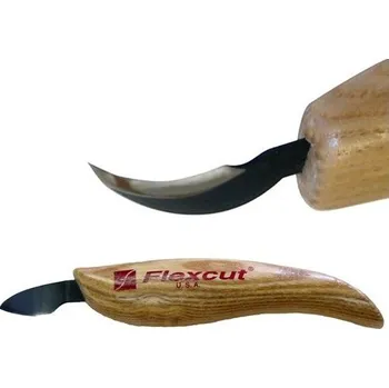 Pracovní nůž Flexcut řezbářský nůž zahnutý KN26 pravý