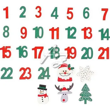 Vánoční dekorace dekorace dřevěná Advent DPDN-189