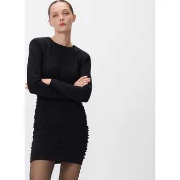 Dámské šaty Reserved - Mini šaty s drapováním - černý - 028DS-99X - 028DS-99X-XS