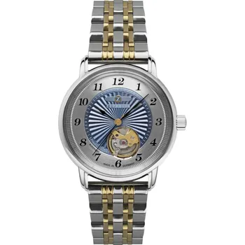 Hodinky Zeppelin 8567M-3 Unisex Friedrichshafen Open Heart Automatik 46mm 5ATM